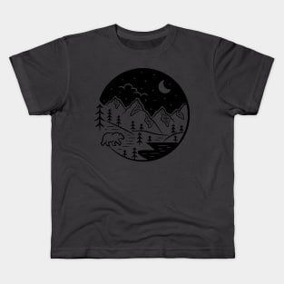 Take a walk at night? Why not Kids T-Shirt